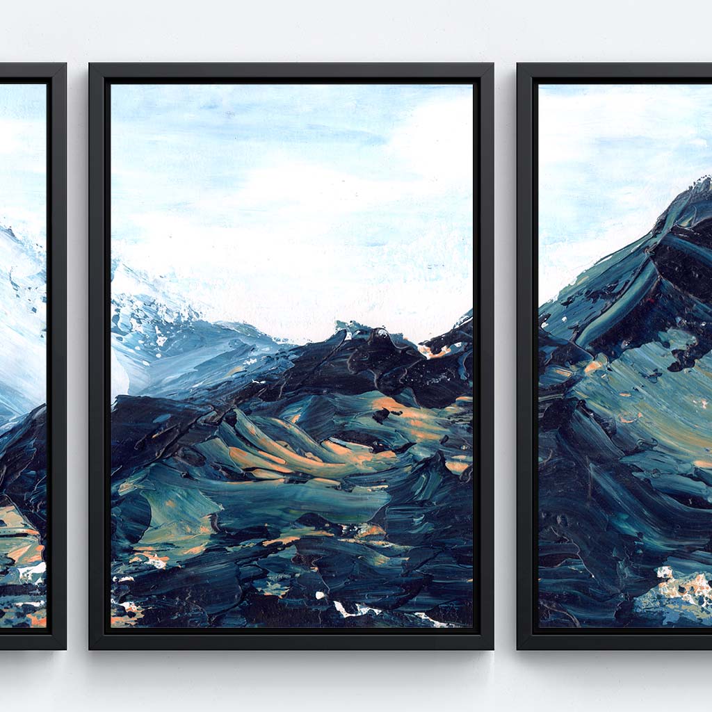 Copper Hills Extended - 3-Piece Canvas Print by Melissa Critchlow | Art Bloom Canvas Art