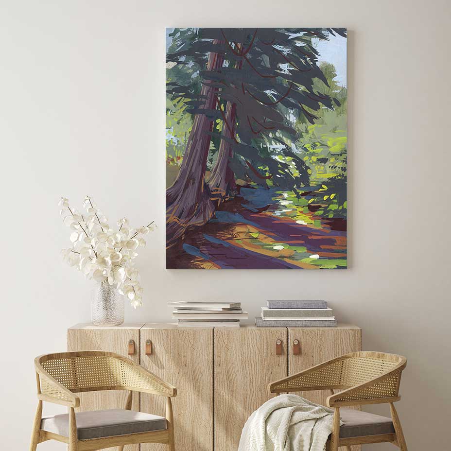 Cornwall Creek - Canvas Print by Khara Ledonne | Art Bloom Canvas Art