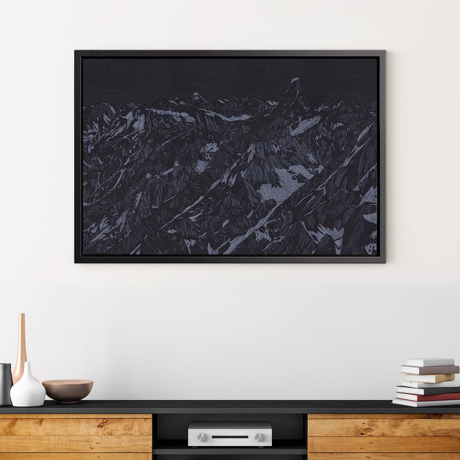 Dark Night - Canvas Print by Coralie Huon | Art Bloom Canvas Art
