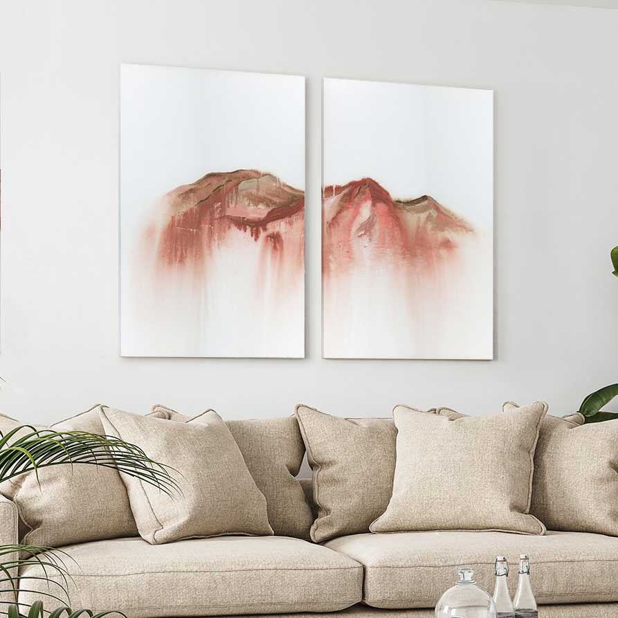 Ease - 2-Piece Canvas Print by Emily Scott | Art Bloom Canvas Art