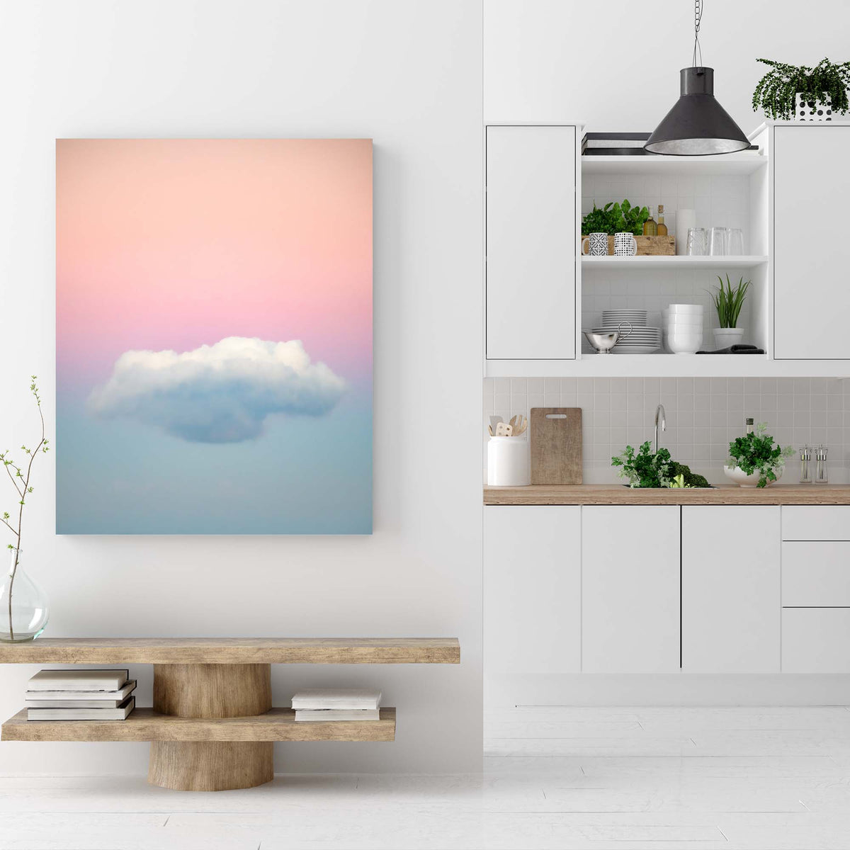 Solo Cloud - Canvas Print by Richard Podgurski Jr. | Art Bloom Canvas Art