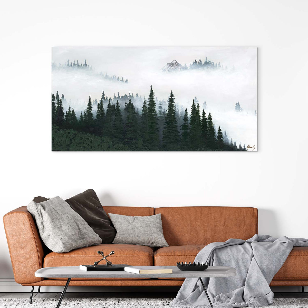 Mt. Fog - Canvas Print by Jolene Schilling | Art Bloom Canvas Art