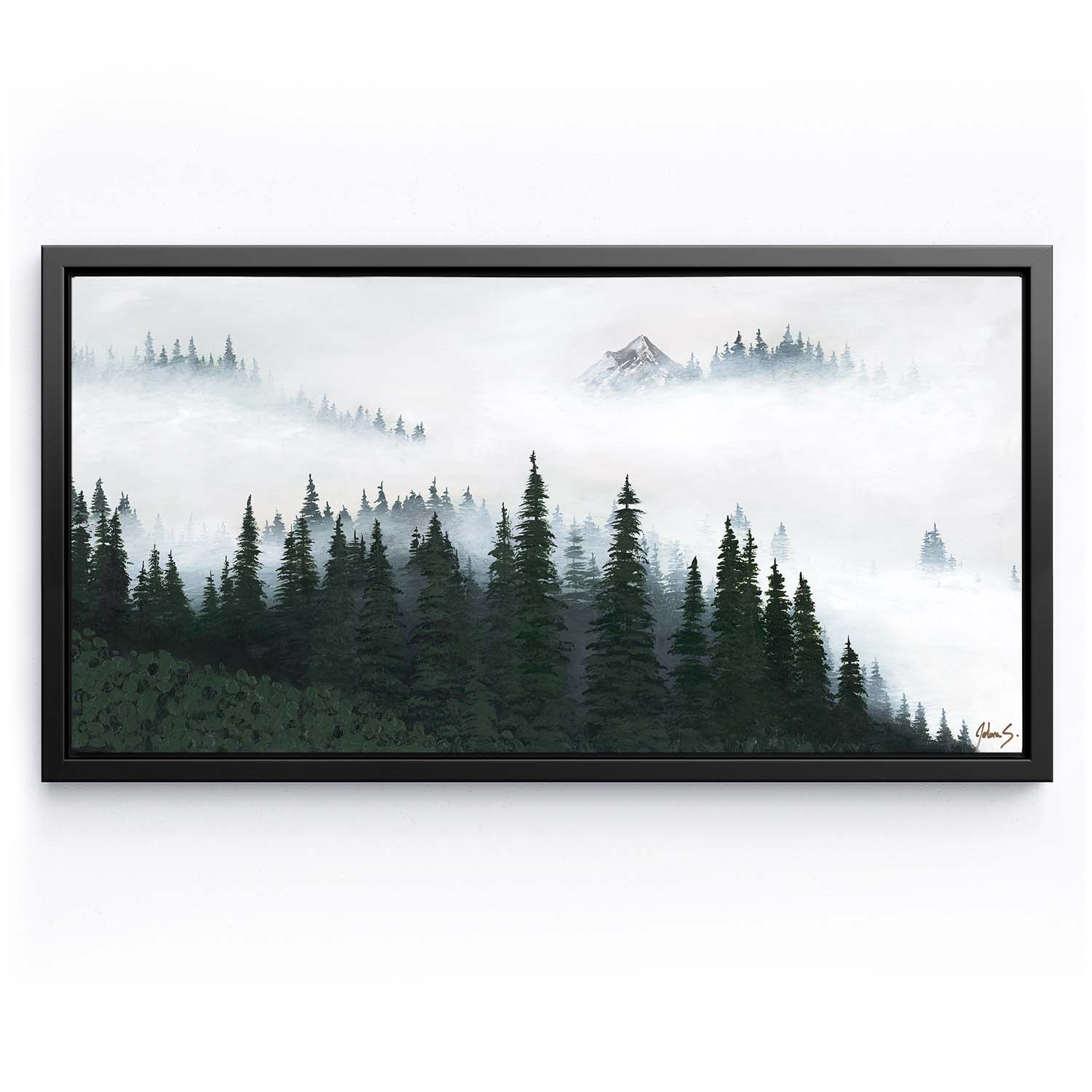 Mt. Fog - Canvas Print by Jolene Schilling | Art Bloom Canvas Art