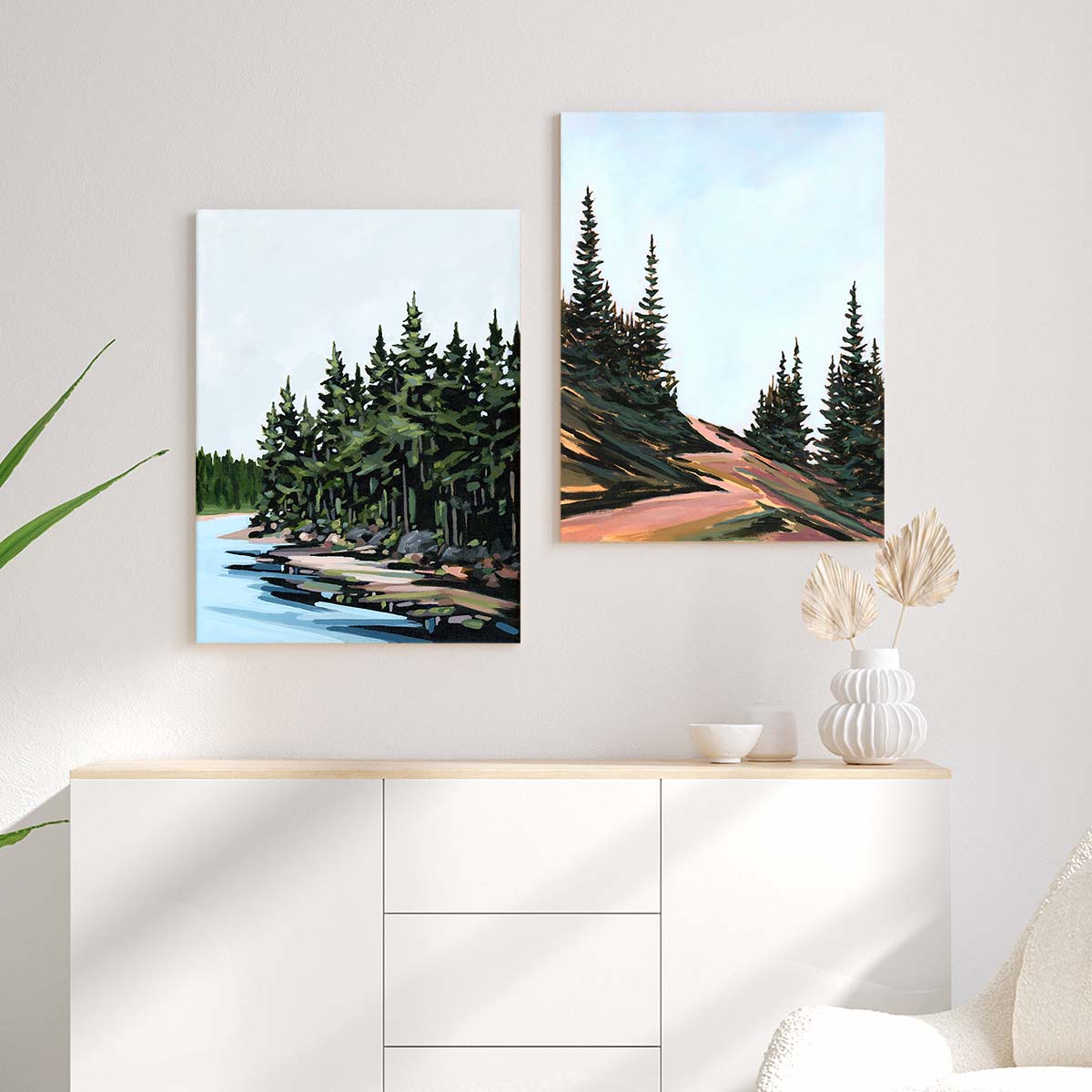 Lake & Trail Bundle - 2-Piece Bundle by Mallery Jane | Art Bloom Canvas Art