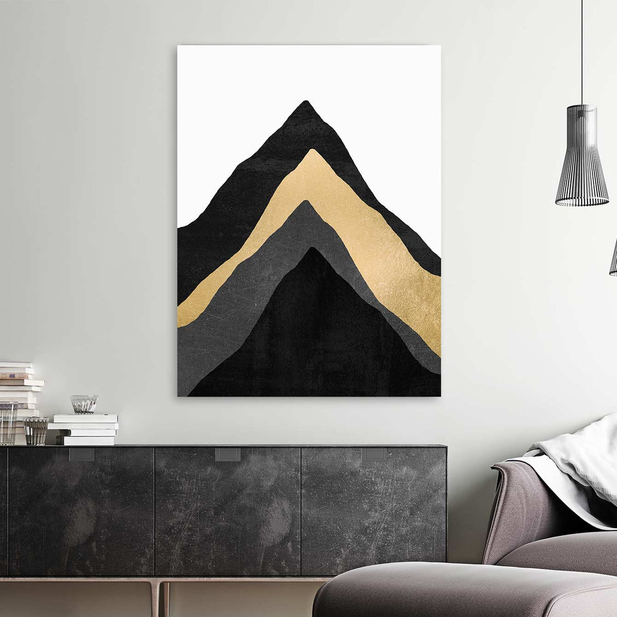 Four Mountains Canvas Art by Elisabeth Fredriksson | Art Bloom