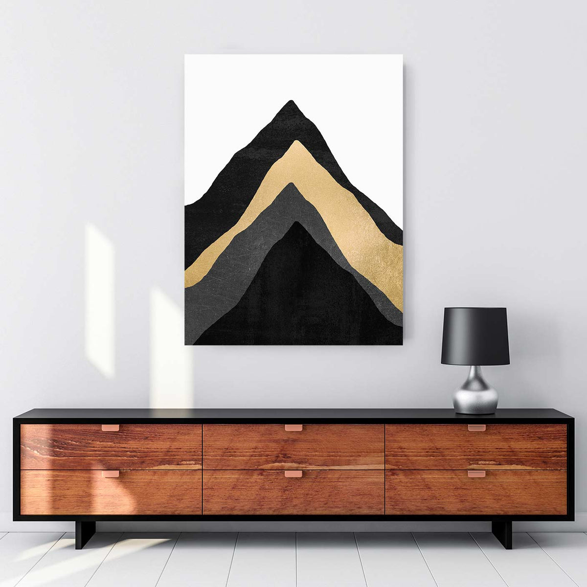 Four Mountains Canvas Art by Elisabeth Fredriksson | Art Bloom
