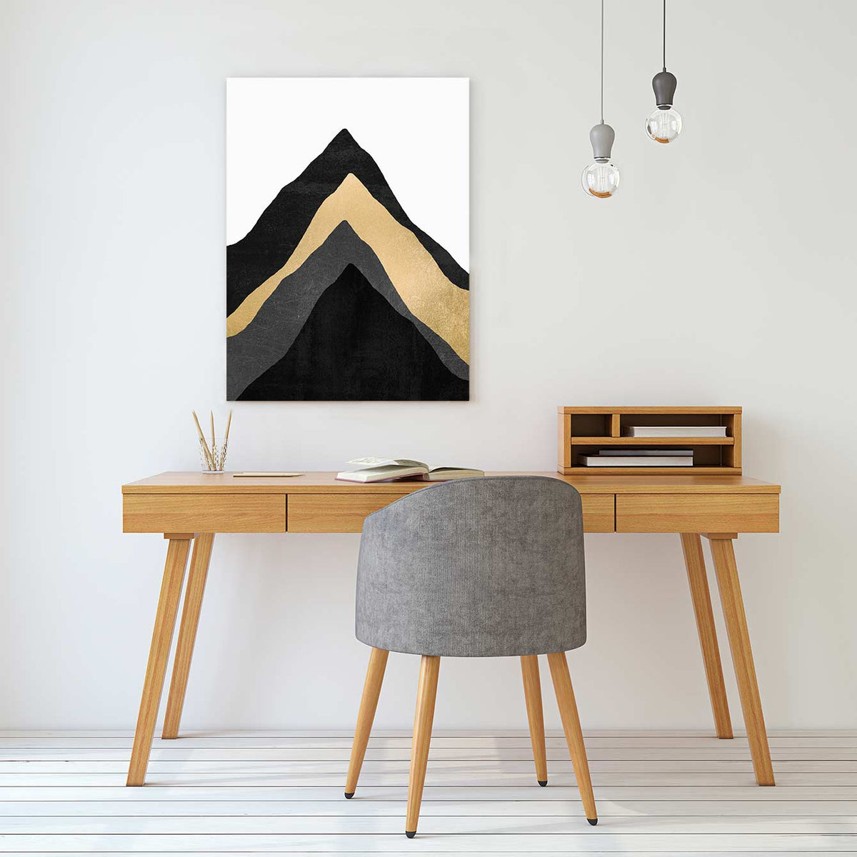 Four Mountains Canvas Art by Elisabeth Fredriksson | Art Bloom