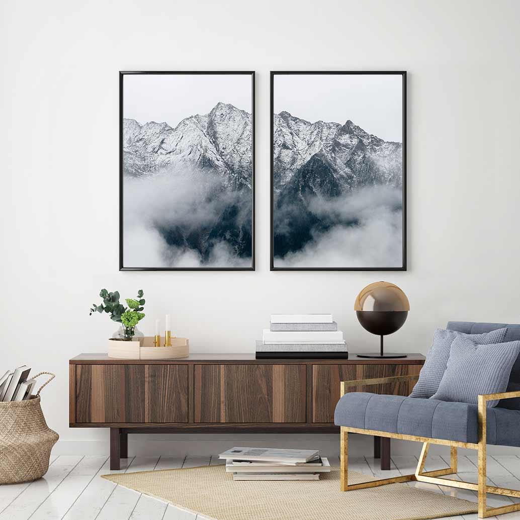 From the Clouds II - 2-Piece Canvas Print by Eberhard Grossgasteiger | Art Bloom Canvas Art