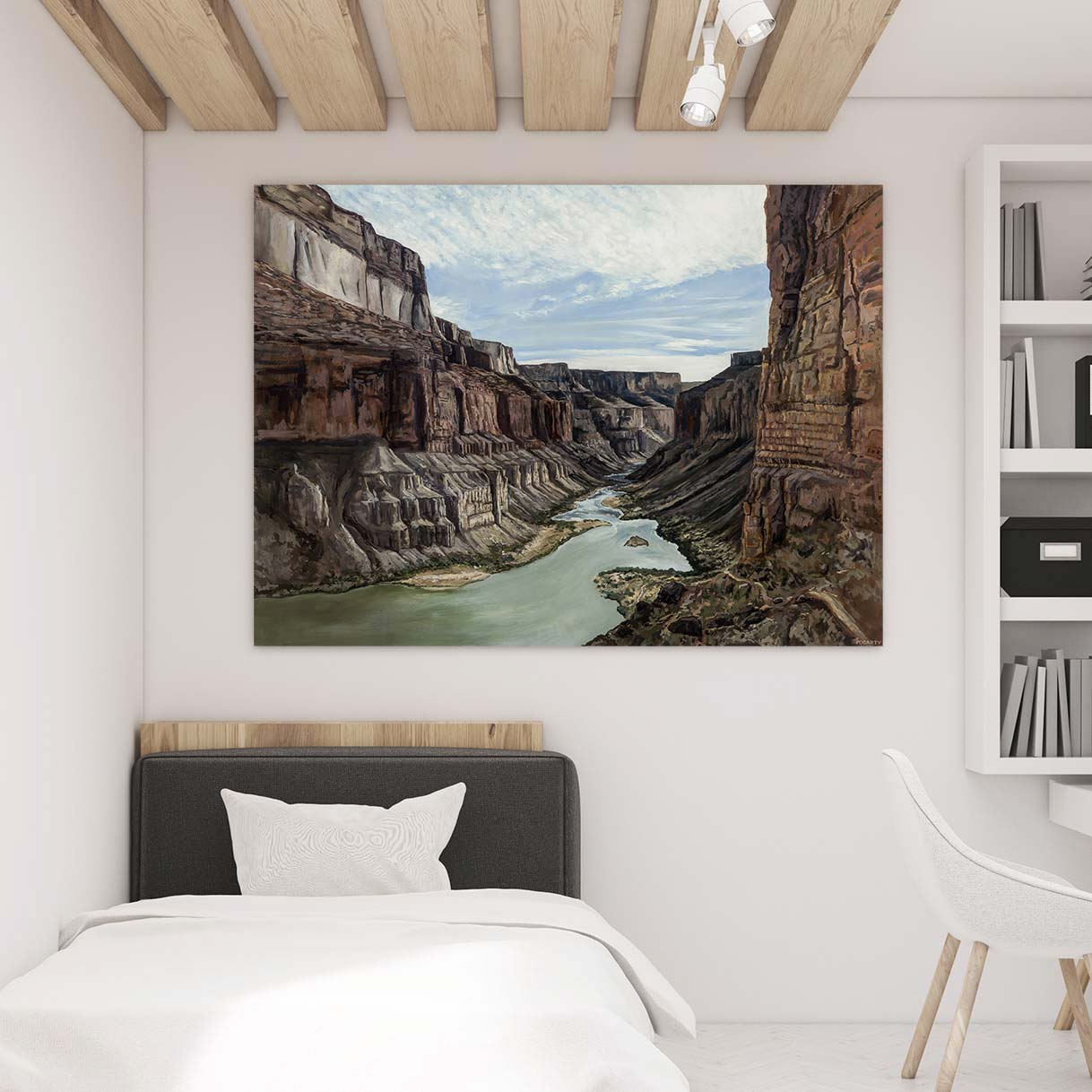 Into the Canyon Canvas Art by Kristen Fogarty | Art Bloom