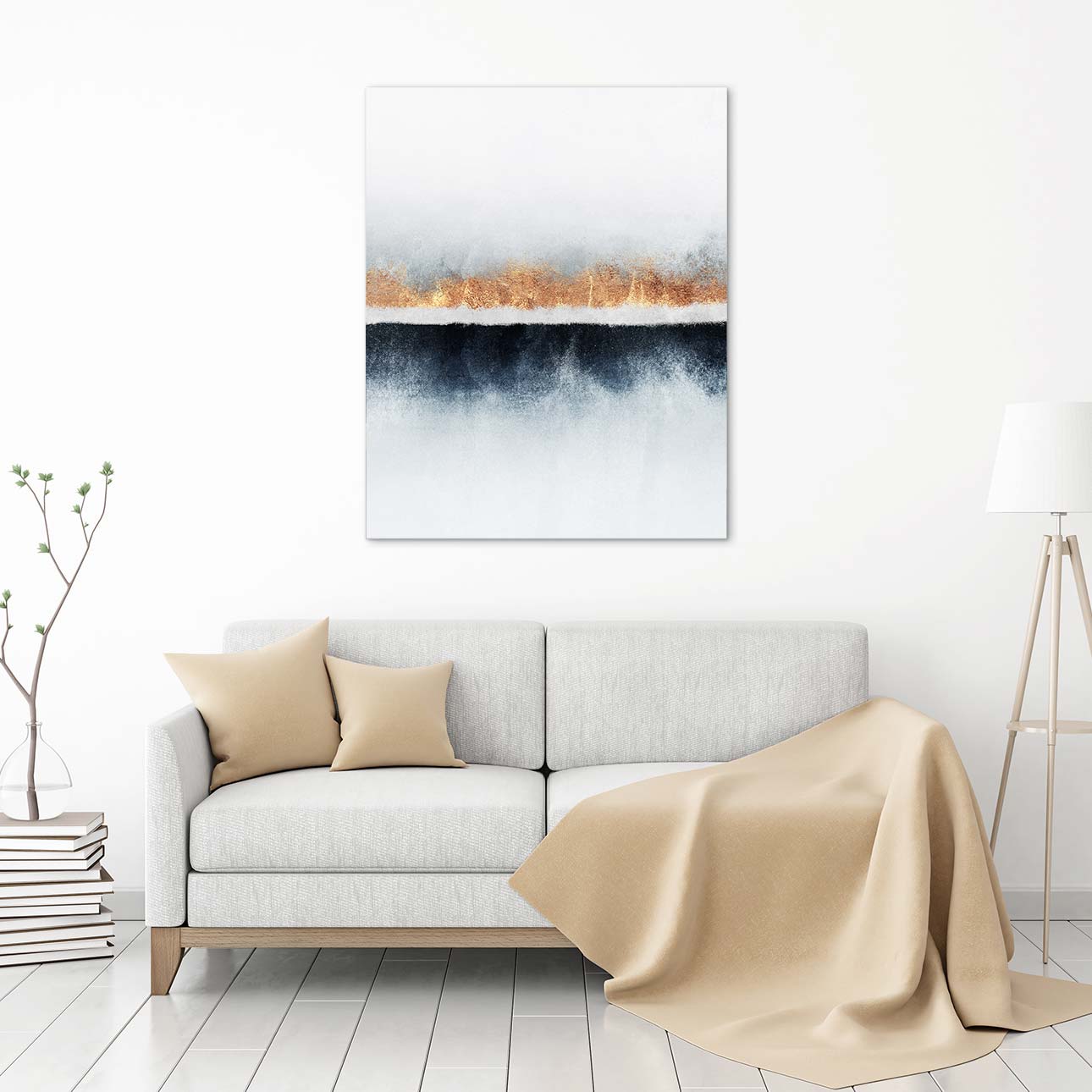 Horizon Canvas - Abstract Wall Art by Elisabeth Fredriksson