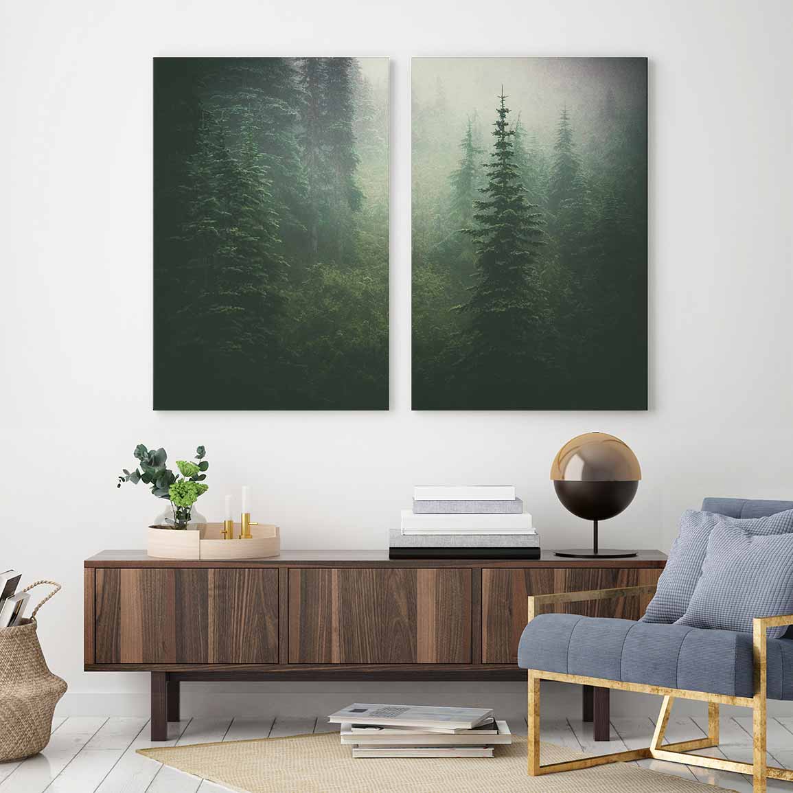 Hurricane Ridge - 2-Piece Canvas Print by Kyle Spradley | Art Bloom Canvas Art