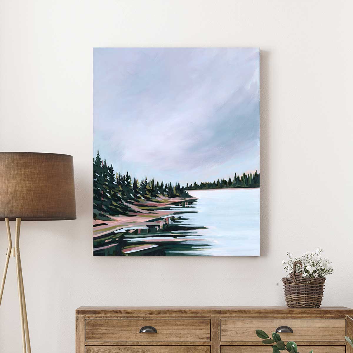 Jackson Lake - Canvas Print by Mallery Jane | Art Bloom Canvas Art