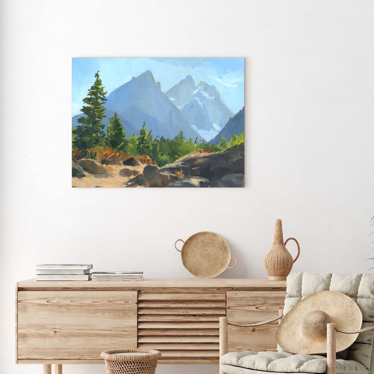 Late Autumn in the Tetons - Canvas Print by Emma Kelly | Art Bloom Canvas Art