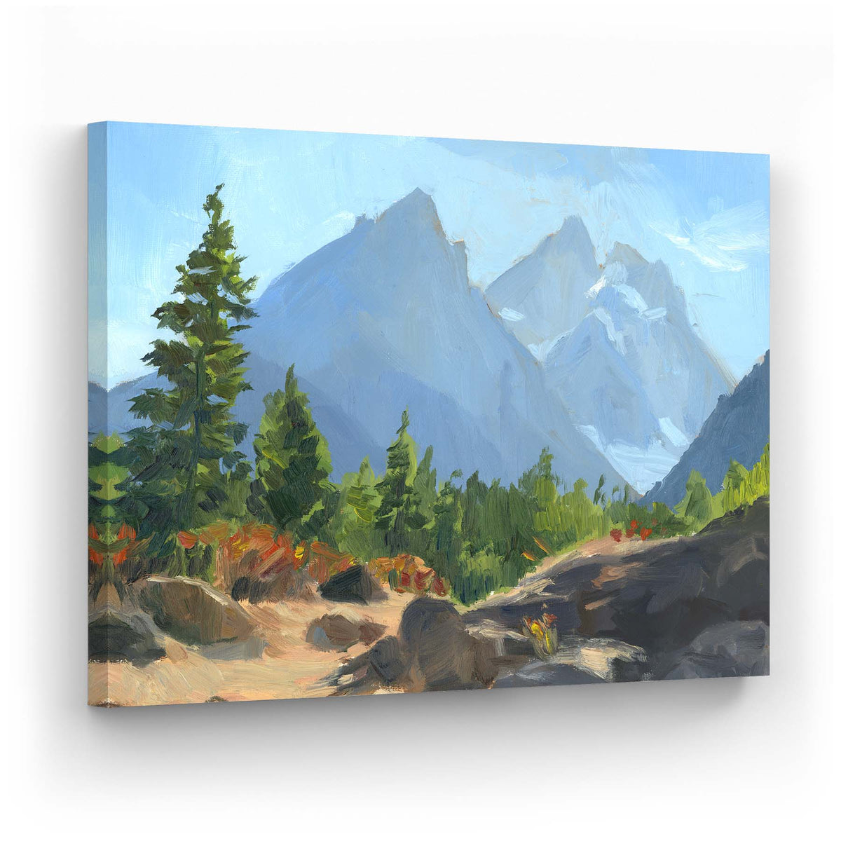 Late Autumn in the Tetons - Canvas Print by Emma Kelly | Art Bloom Canvas Art
