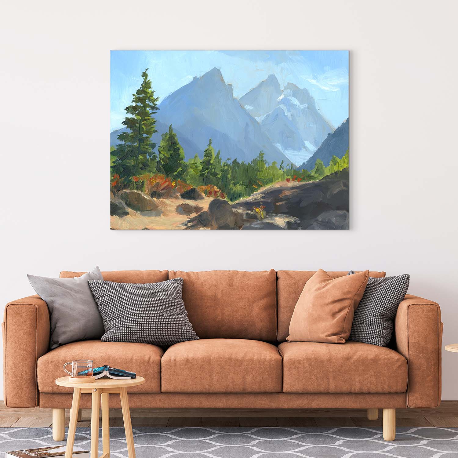 Late Autumn in the Tetons - Canvas Print by Emma Kelly | Art Bloom Canvas Art