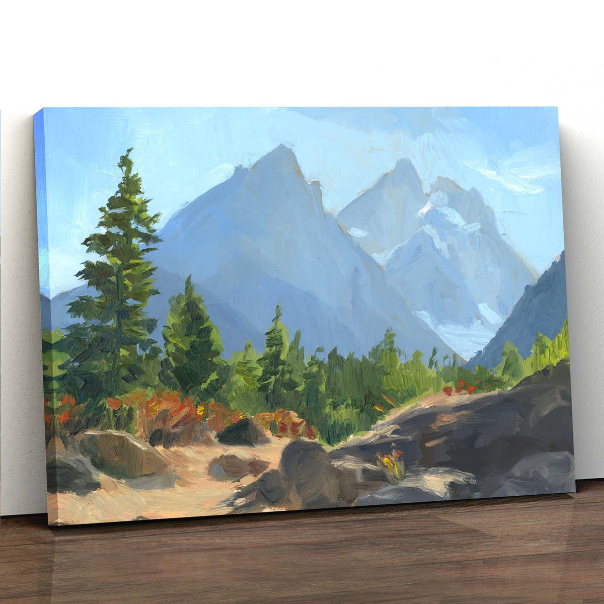 Late Autumn in the Tetons - Canvas Print by Emma Kelly | Art Bloom Canvas Art