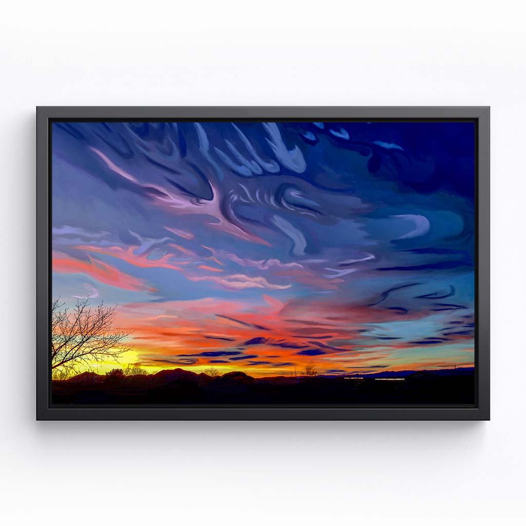 Lone Butte Dusk - Canvas Print by Kate Lindsey | Art Bloom Canvas Art