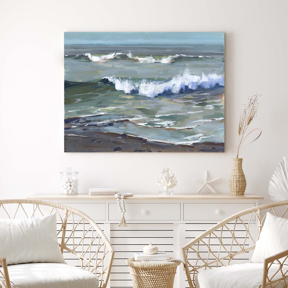 Mineral Wave - Canvas Print by Khara Ledonne | Art Bloom Canvas Art