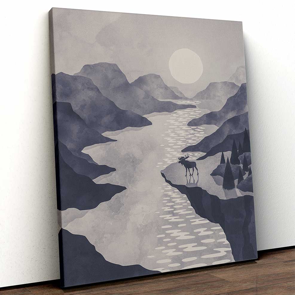 Moose & Mountain Range
