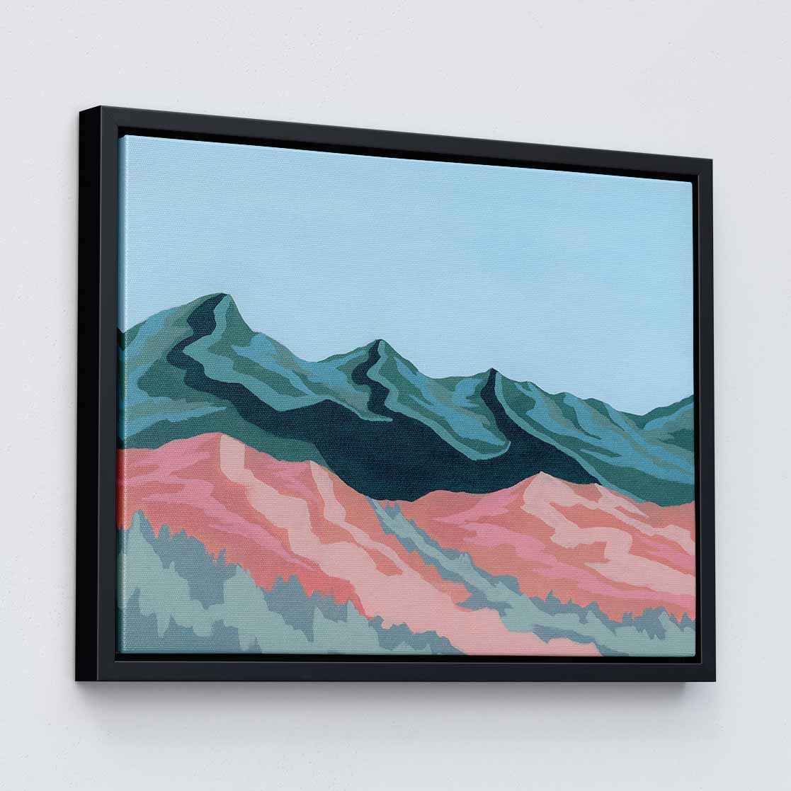 Mountain Shadows - Canvas Print by Mallery Jane | Art Bloom Canvas Art
