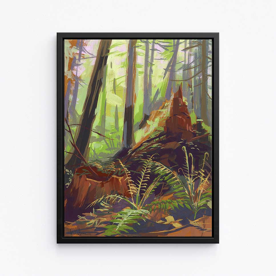 Old Growth Ghosts - Canvas Print by Khara Ledonne | Art Bloom Canvas Art