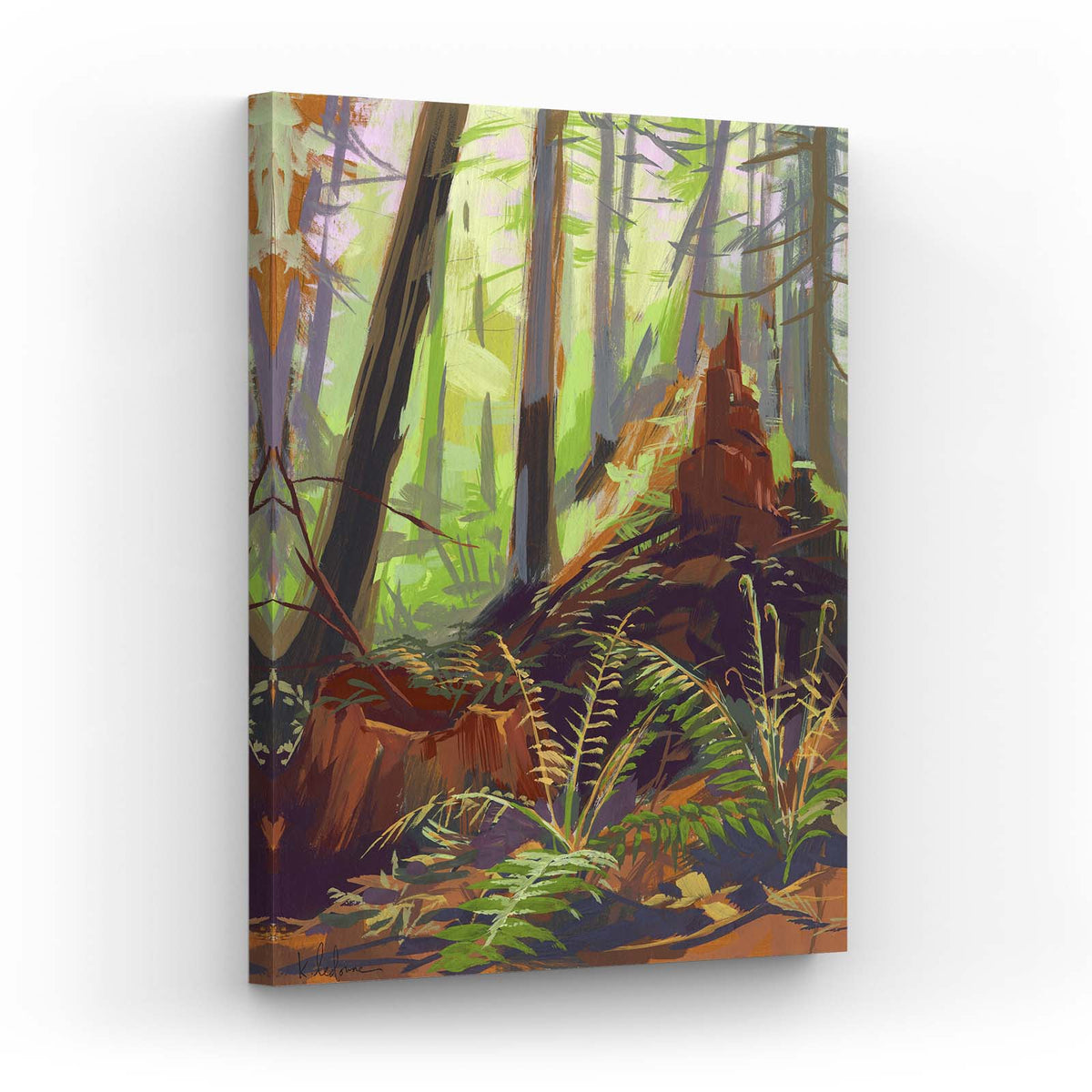 Old Growth Ghosts - Canvas Print by Khara Ledonne | Art Bloom Canvas Art