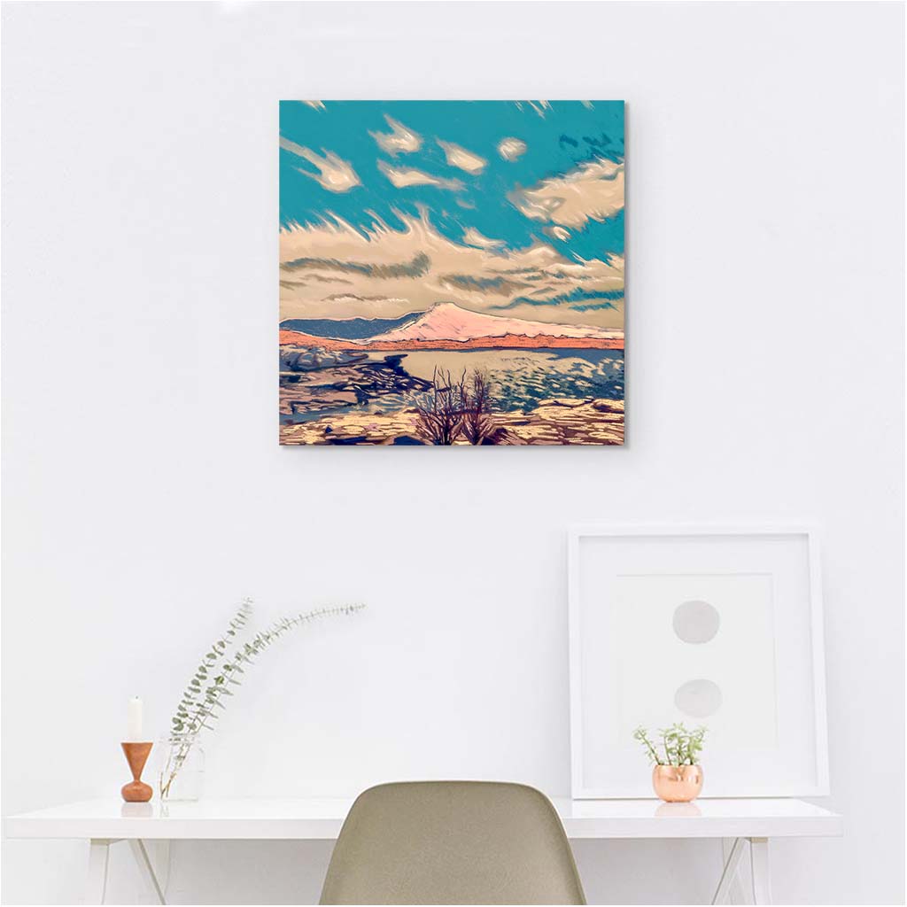 Pedernal in Pink - Canvas Print by Kate Lindsey | Art Bloom Canvas Art