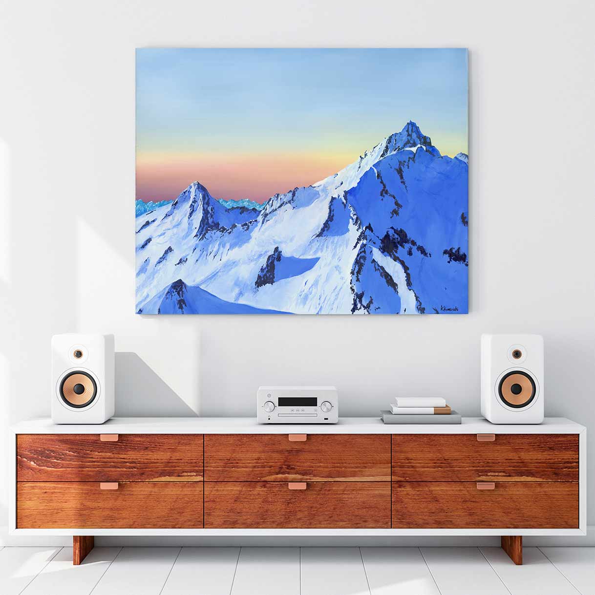Pelion Mountain Canvas Art by Katie Kwasnicki | Art Bloom