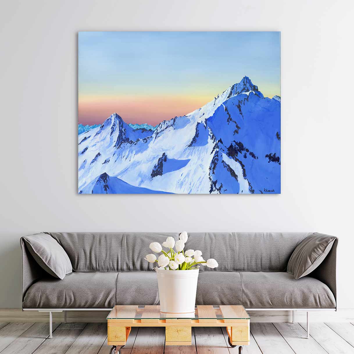 Pelion Mountain Mountain Wall Art Art Bloom Canvas Prints
