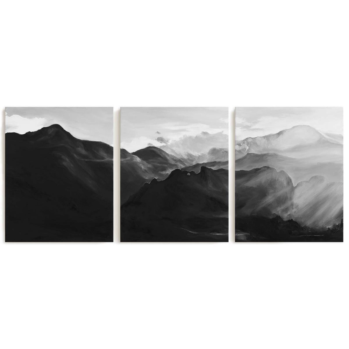 Pikes Peak - 3-Piece Canvas Print by Emma Kelly | Art Bloom Canvas Art