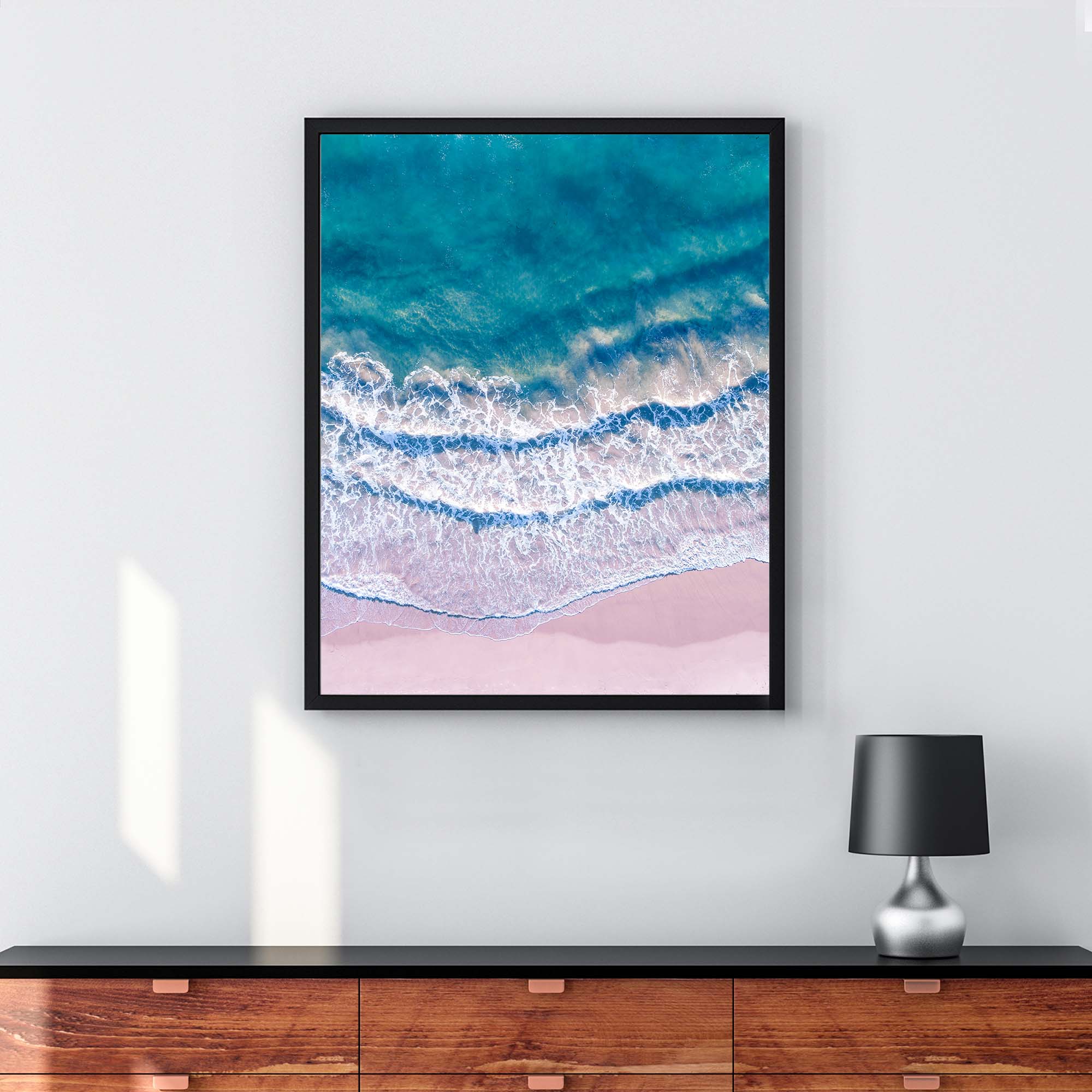 Pink Shores - Canvas Print by Richard Podgurski Jr. | Art Bloom Canvas Art