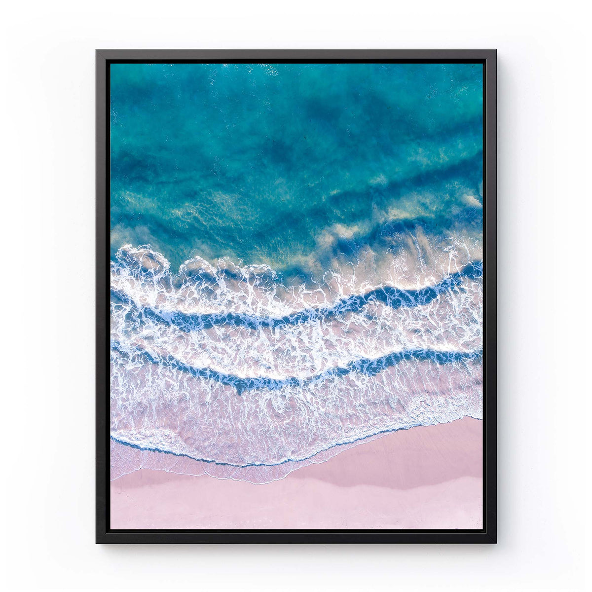 Pink Shores - Canvas Print by Richard Podgurski Jr. | Art Bloom Canvas Art