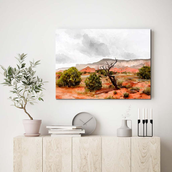 Red Hills, Ghost Ranch - Southwest Landscape Art by Kate Lindsey | Art ...