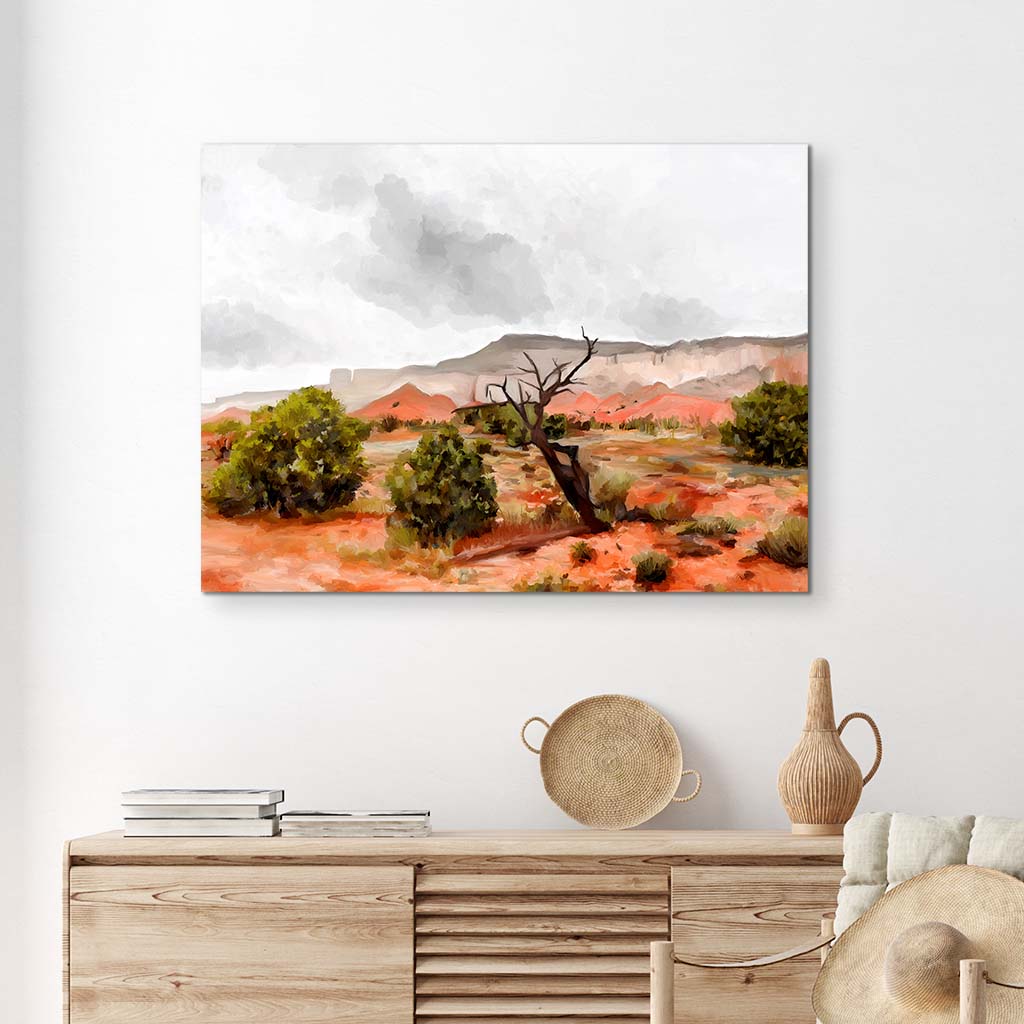 Red Hills, Ghost Ranch - Canvas Print by Kate Lindsey | Art Bloom Canvas Art