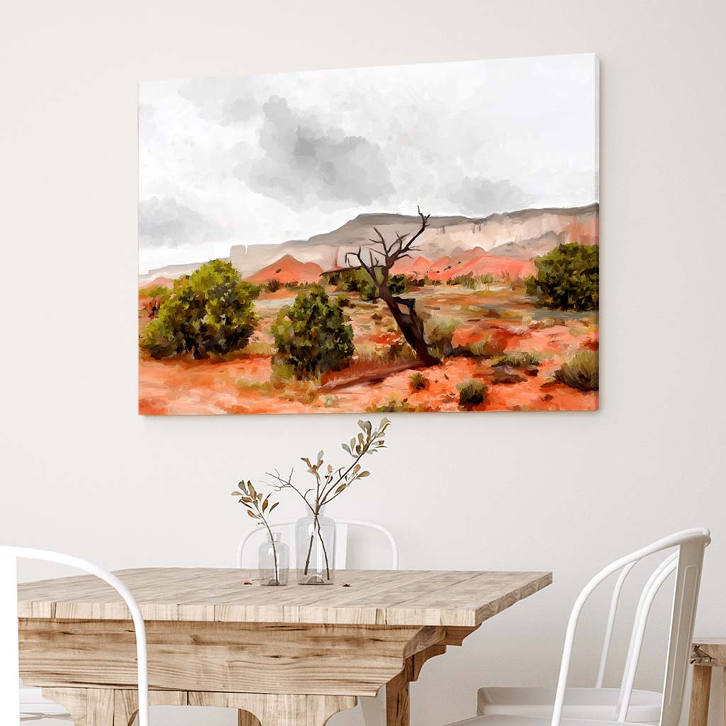 Red Hills, Ghost Ranch - Canvas Print by Kate Lindsey | Art Bloom Canvas Art