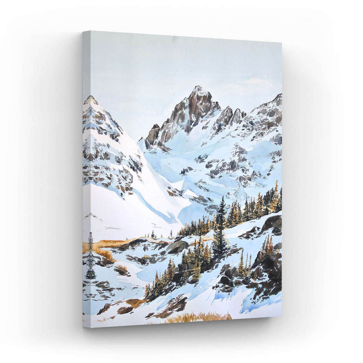 Robert&#39;s Peak Lake - Canvas Print by Emma Kelly | Art Bloom Canvas Art