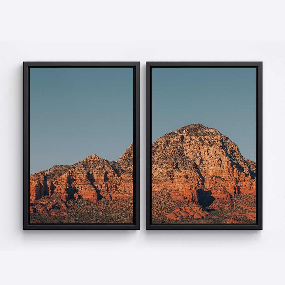 Sedona Blues - 2-Piece Canvas Print by Nate Taylor | Art Bloom Canvas Art