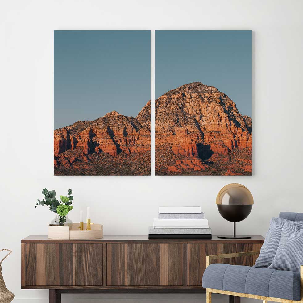 Sedona Blues - 2-Piece Canvas Print by Nate Taylor | Art Bloom Canvas Art