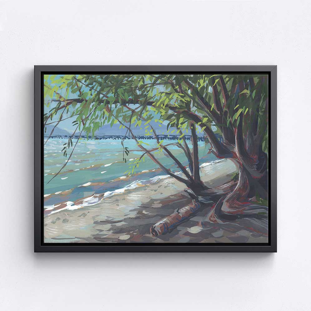 Squalicum Beach - Canvas Print by Khara Ledonne | Art Bloom Canvas Art