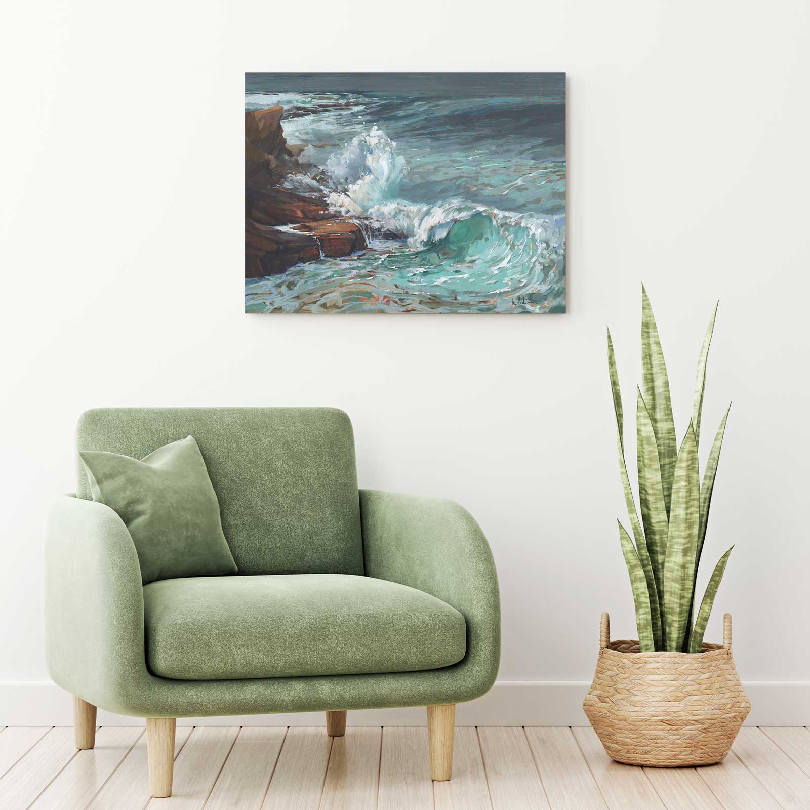 Storm Watch - Canvas Print by Khara Ledonne | Art Bloom Canvas Art