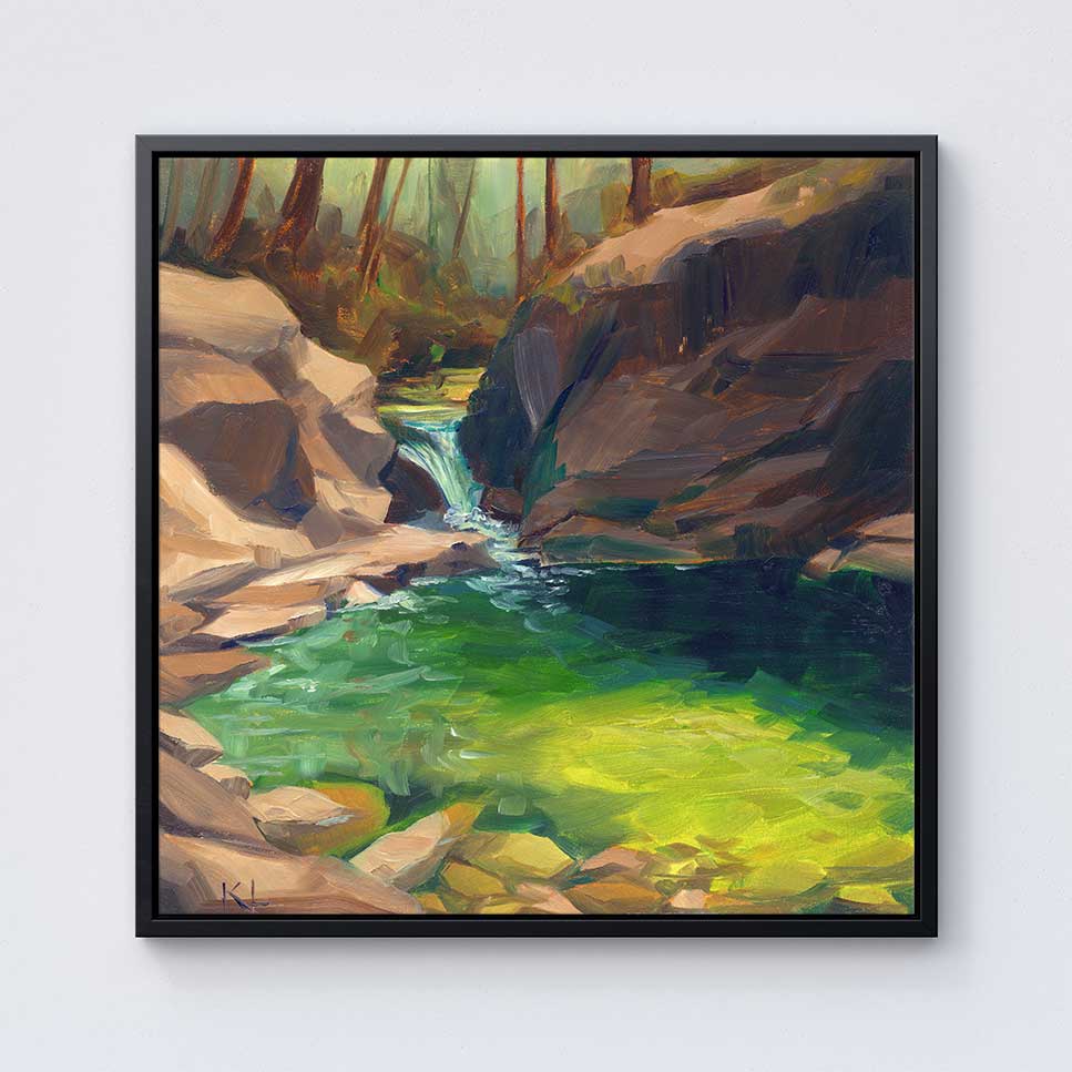 Swimming Hole - Canvas Print by Khara Ledonne | Art Bloom Canvas Art