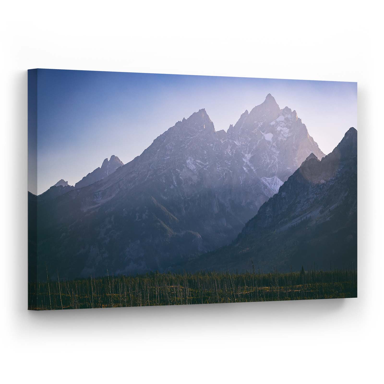 Teton Range - Canvas Print by Kyle Spradley | Art Bloom Canvas Art