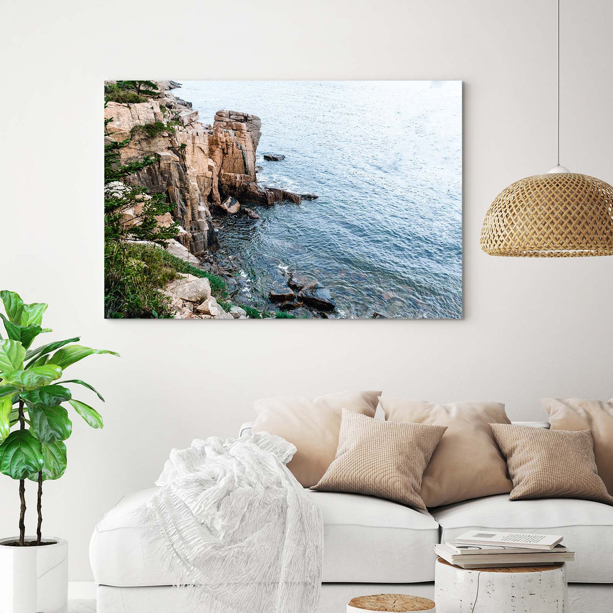 The Cliff - Canvas Print by The Caviness Collective | Art Bloom Canvas Art