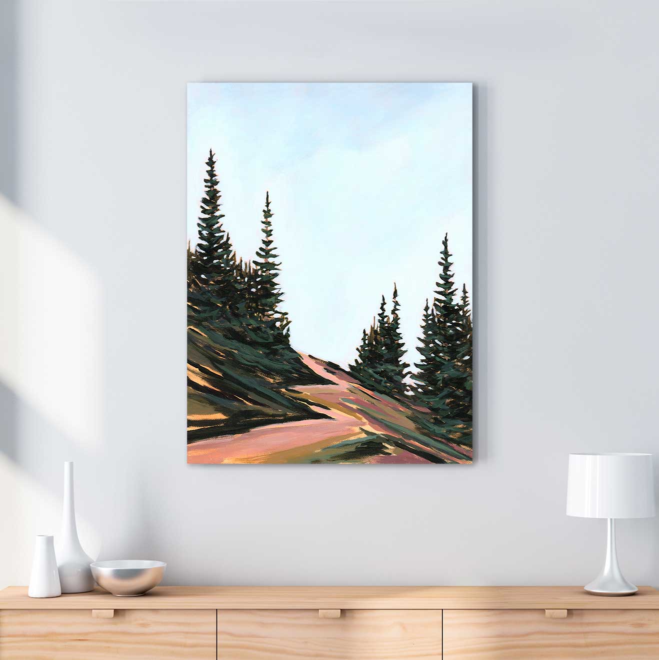 The Road Less Traveled - Canvas Print by Mallery Jane | Art Bloom Canvas Art