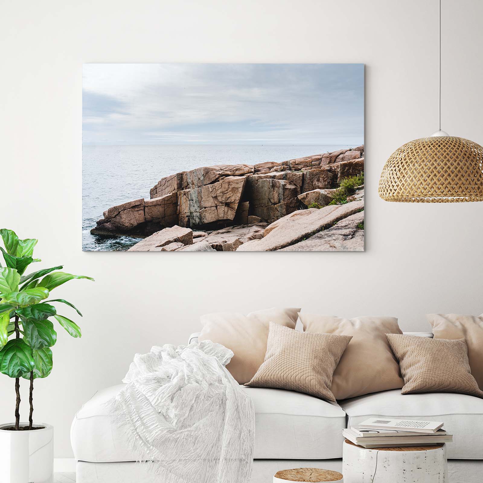 The Rocks - Canvas Print by The Caviness Collective | Art Bloom Canvas Art