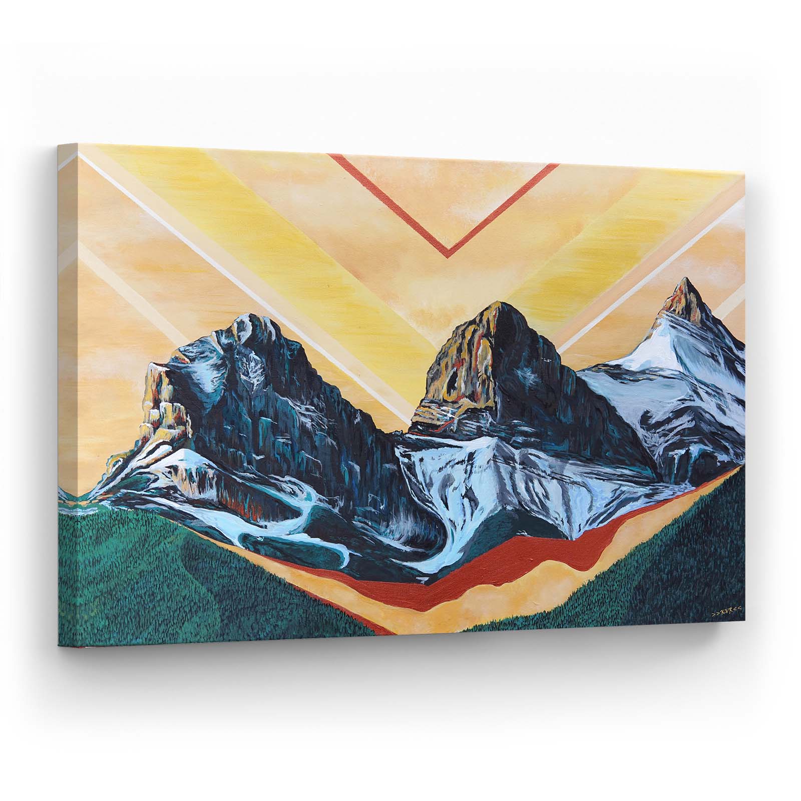 Three Sisters - Canvas Print by Kelsey Van Raay | Art Bloom Canvas Art