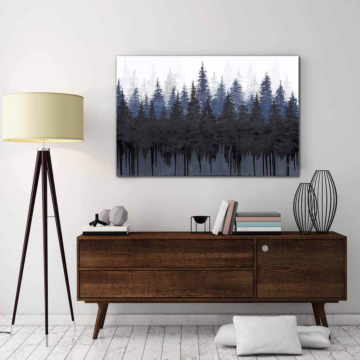 Tree Shadows Canvas Art by Jolene Schilling | Art Bloom