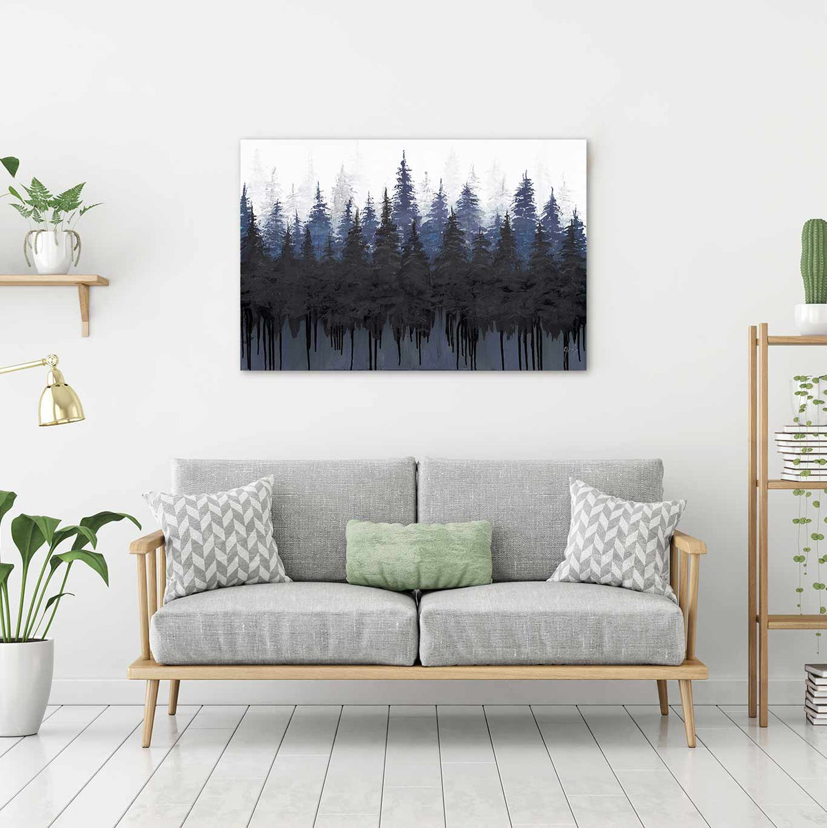Tree Shadows Canvas Art by Jolene Schilling | Art Bloom