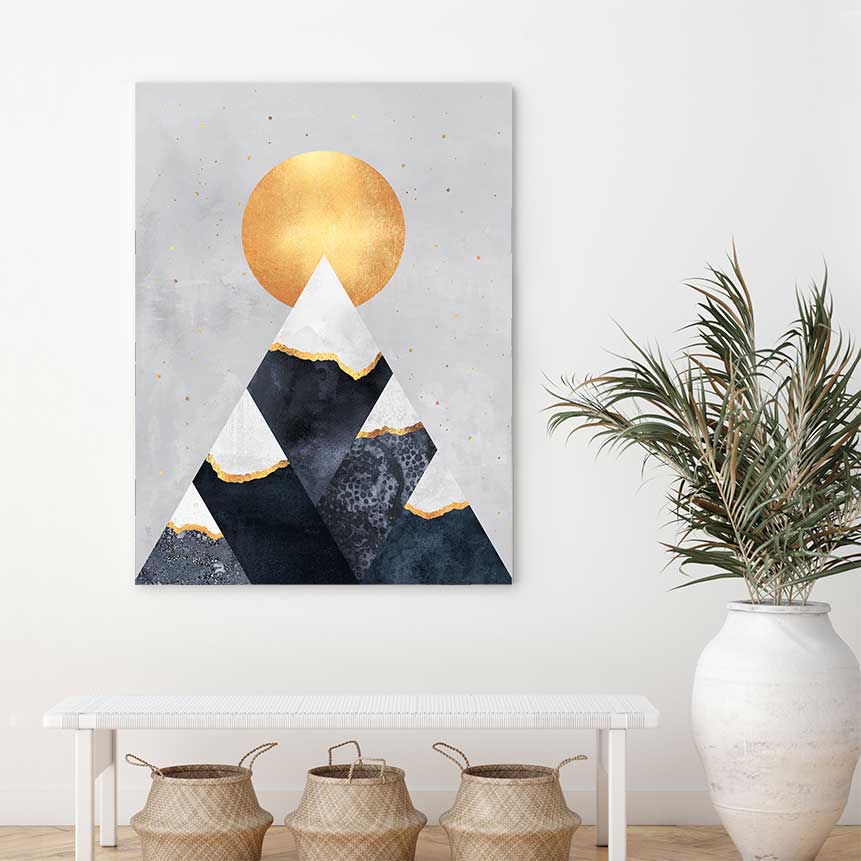 Winter Mountains - Canvas Print by Elisabeth Fredriksson | Art Bloom Canvas Art