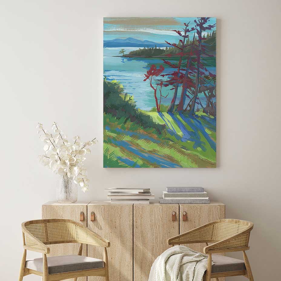 Woodstock Harbor - Canvas Print by Khara Ledonne | Art Bloom Canvas Art